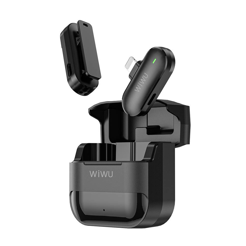 Wiwu Wi-WM001 Lightning Şarj Portlu Kablosuz Yaka Mikrofonu Wiwu Wi-WM001 Lightning Şarj Portlu Kablosuz Yaka Mikrofonu